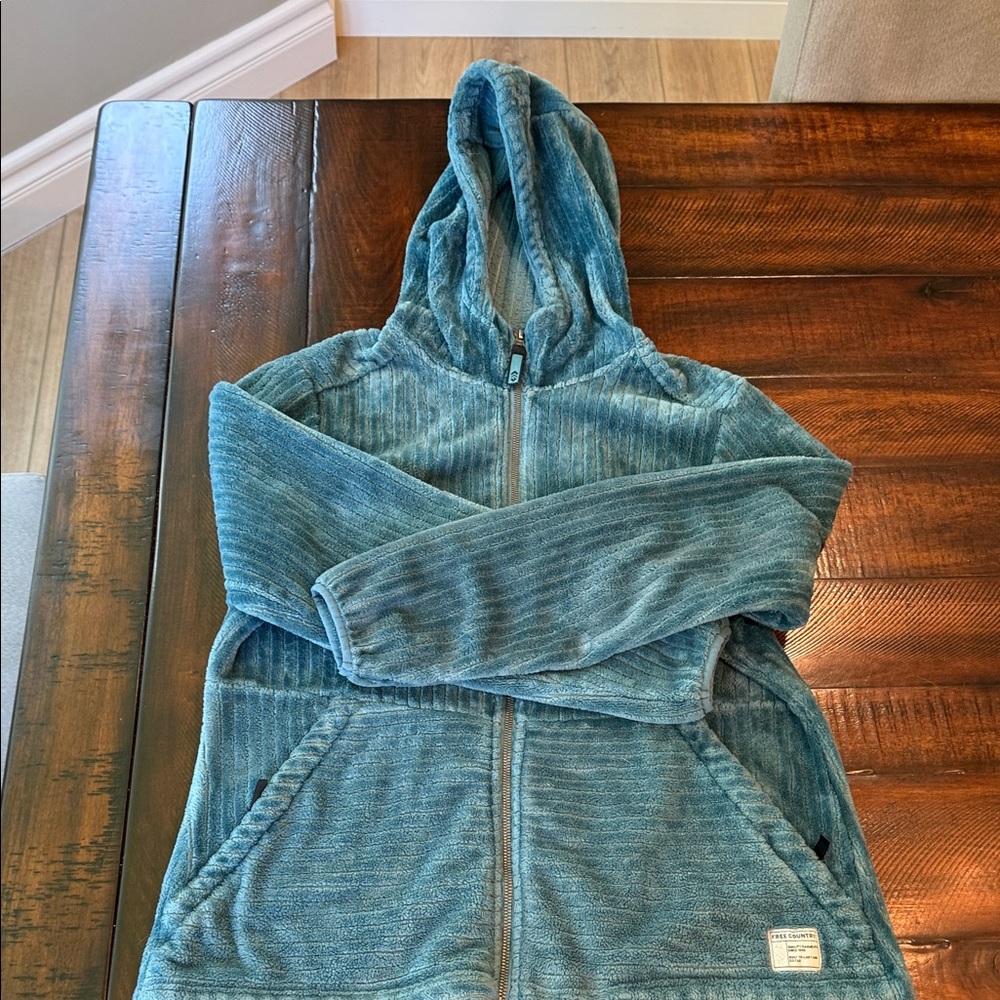 Free Country Teal Fleece Jacket